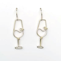 Wine Glass Earrings