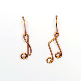 Music Earrings - Notes