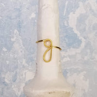 Initial j Ring Lowercase