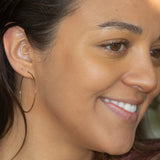 Niobium Hoop Earrings - Large