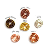 Carnelian Flaming Spiral Ring