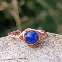 Kyanite Twisted Cyclops Ring