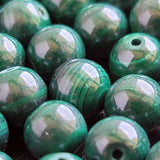 Malachite Flaming Spiral Ring