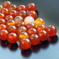 Carnelian Flaming Spiral Ring
