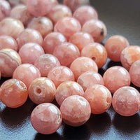 Rhodochrosite Cosmic Spiral Ring