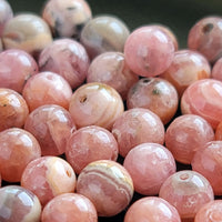 Rhodochrosite Flaming Spiral Ring