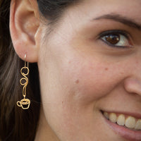 Coffee Earrings