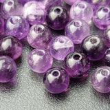Amethyst Cosmic Spiral Ring